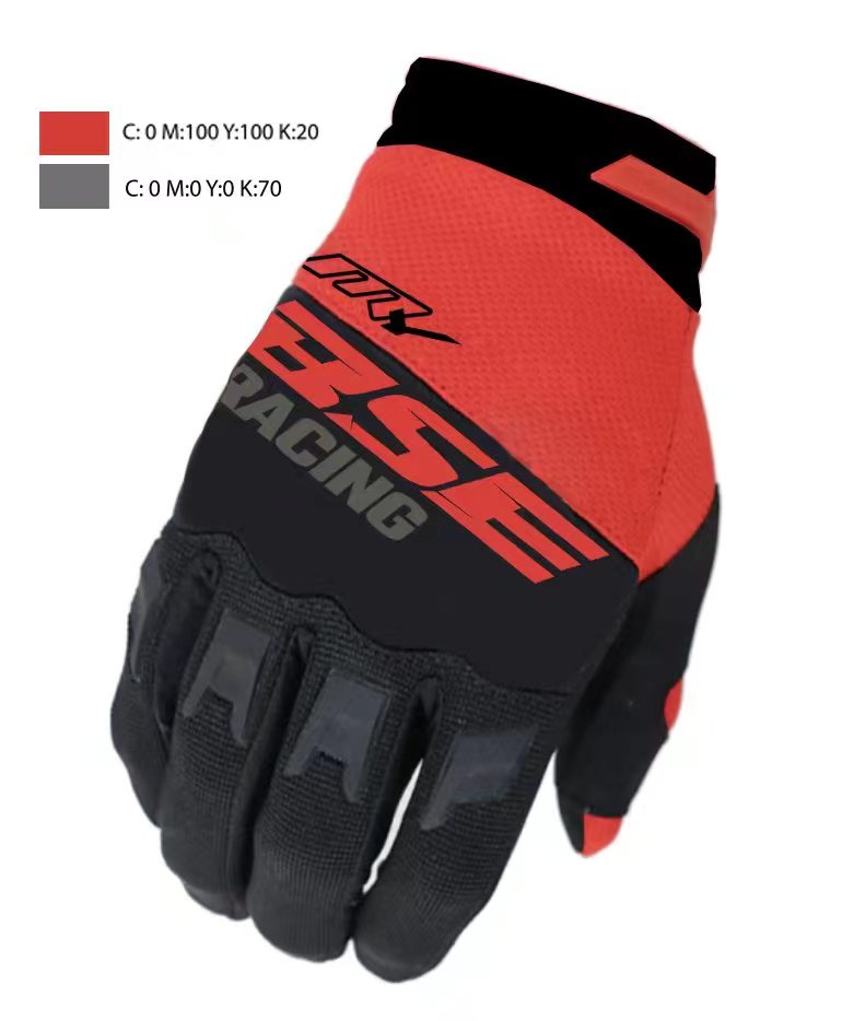 Off-road motorcycle gloves